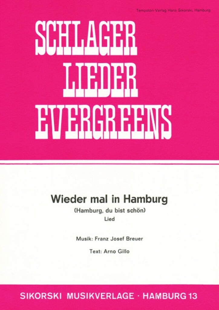 Wieder mal in Hamburg (Hamburg, du bist schön)